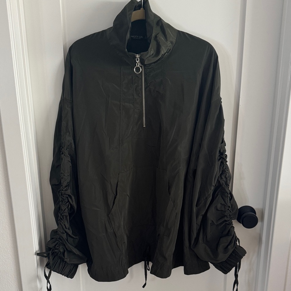 Nastgal Olive Utility Jacket